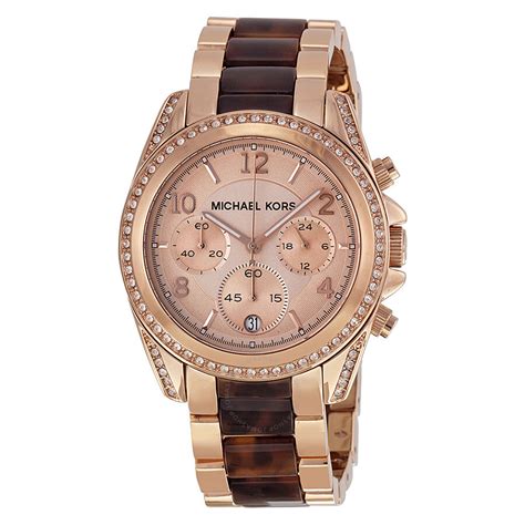 michael kors rose gold watch 225|rose gold watch with numbers.